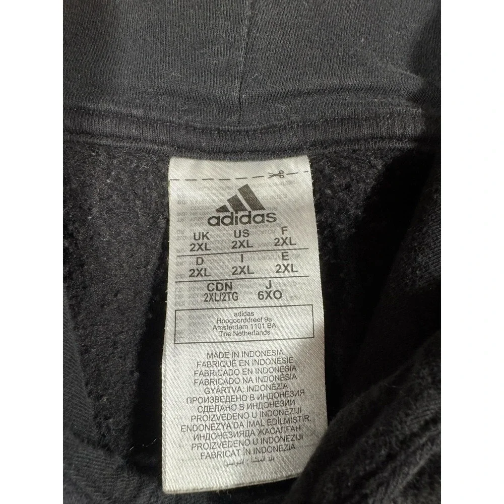 Adidas Mens Hoodie Black Size Large
